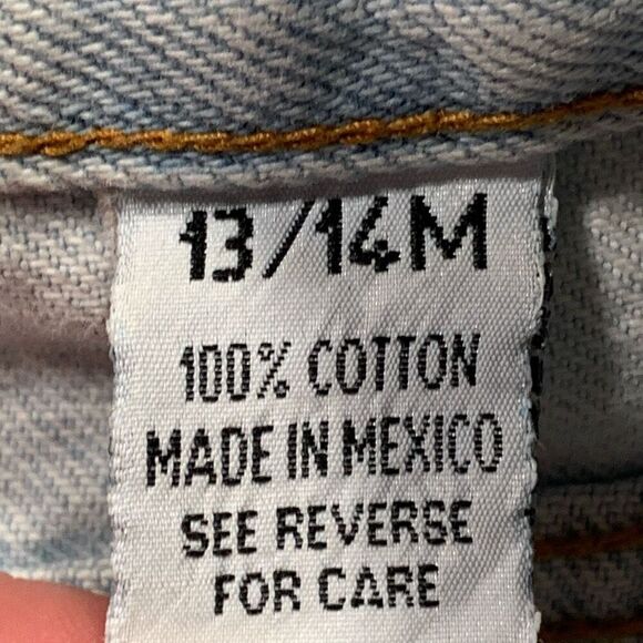 Vintage 90s Jeans Relaxed Fit Light Wash Denim High Waisted Mom 29 Inch Waist - Picture 8 of 10